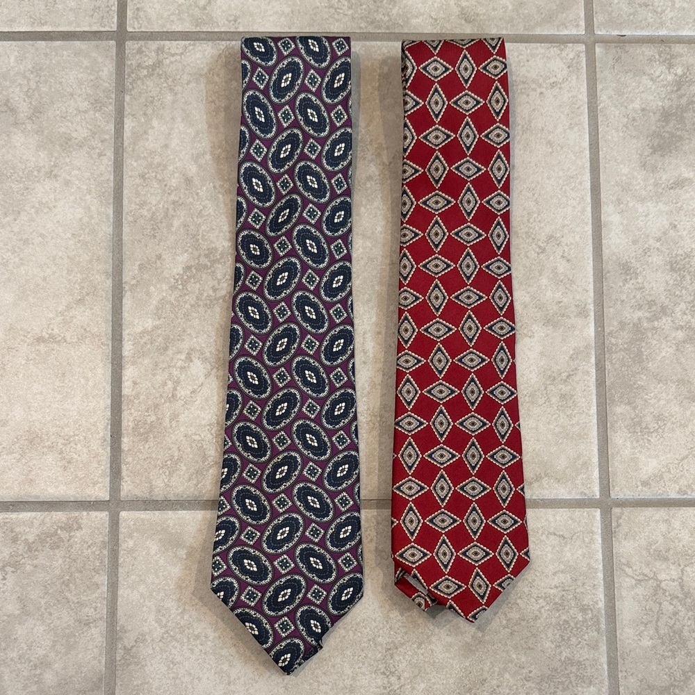 Cambridge Classics Geometric Patterned Ties